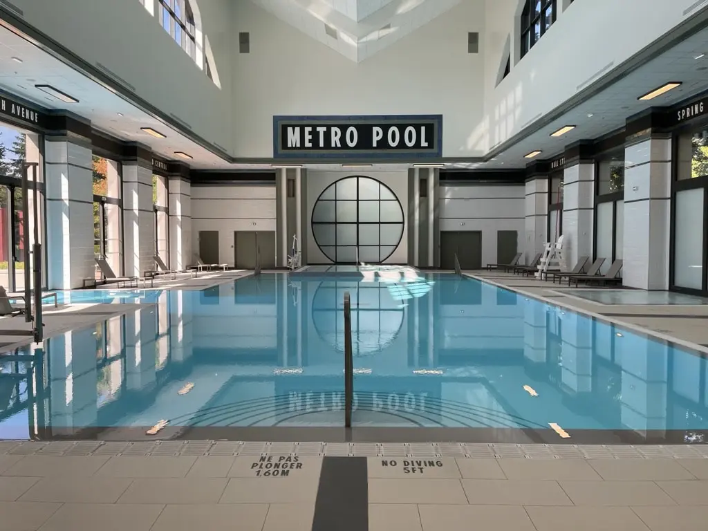 Pool in Disney's Hotel New York - The Art of Marvel