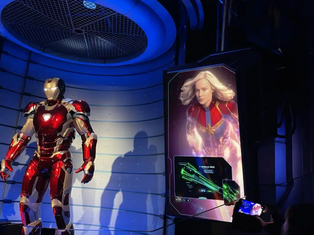 Avengers Assemble: Flight Force rollercoaster in Walt Disney Studios Park