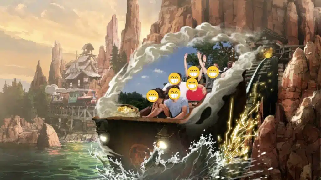 Big Thunder Mountain is one of the rides included in the Disneyland Paris Photopass